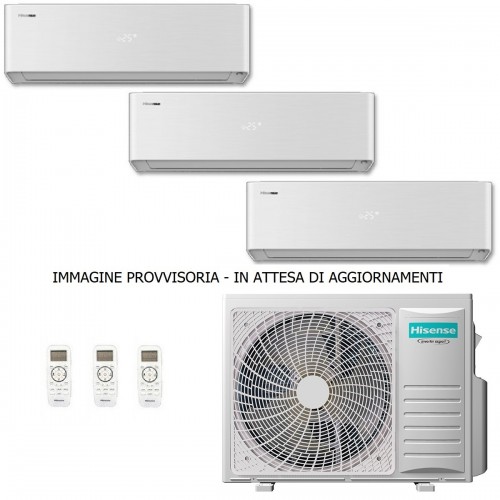 Hisense Trio Split 9+12+12 4AMW105U4RAA QH25XV0AG QH35XV0AG QH35XV0AG Klimaanlagen Energy PRO X WiFi R-32 QH-G-9+12+12+4AMW10...