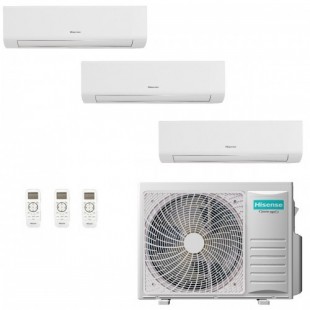 Hisense Trio Split 12000+18000+18000 4AMW105U4RAA KE35XR01G KE50BS01G KE50BS01G Klimaanlagen Energy Ultra WiFi R-32 KE-G-12+1...