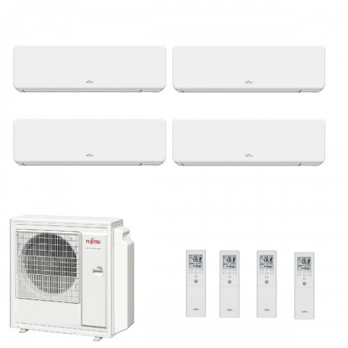 Fujitsu Quadri Split 9+9+12+15 KG WiFi AOYG36KBTA5 ASYG09KGTF ASYG09KGTF ASYG12KGTF ASYG14KGTF Klimaanlage Weiß R-32 ASYG-KG-...