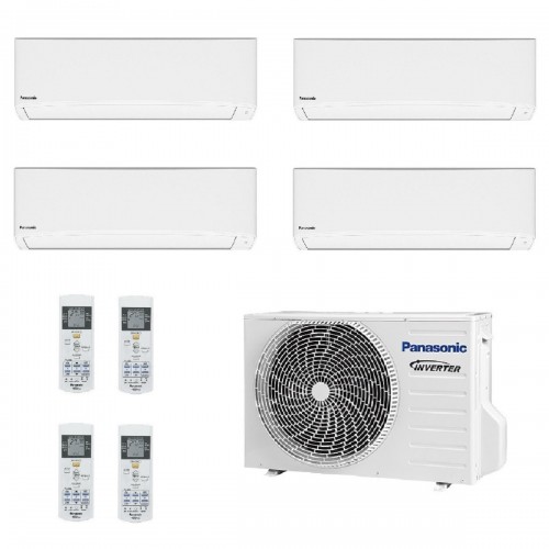 Panasonic Quadri 1.5+1.5+1.5+3.5 kW CU-4Z68TBE CS-MTZ16ZKE CS-MTZ16ZKE CS-MTZ16ZKE CS-TZ35ZKEW Klimaanlagen Weiß TZ-ZKEW-5+5+...