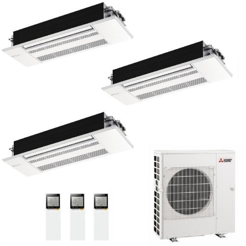 Mitsubishi Trio Split 9+9+12 MXZ-3F54VF4 MLZ-KP25VF MLZ-KP25VF MLZ-KP35VF Klimageräte Kassettengerät Weiß 2.5+2.5+3.5 kW MLZ-...