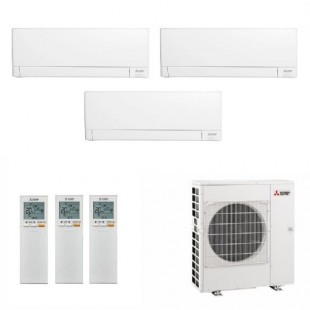 Mitsubishi Trio Split 9+9+12 Btu MXZ-3F54VF4 MSZ-AY25VGKP MSZ-AY25VGKP MSZ-AY35VGKP Klimageräte Standard Weiß MSZ-AY-9+9+12-M...