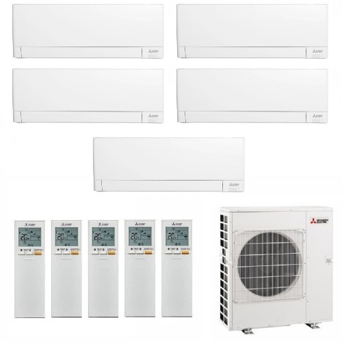 Mitsubishi Penta Split 9+9+9+9+9 Btu MSZ-AY-VGKP 2023 MXZ-5F102VF2 Klimageräte Standard 2.5+2.5+2.5+2.5+2.5 kW R-32 WiFi MSZ-...