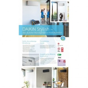 Daikin Mono Split 9000 Btu FTXA25BT RXA25A8 Klimaanlagen Serie Stylish Blackwood Schwarz WiFi 2.5 kW R-32 FTXA25BT+RXA25A8