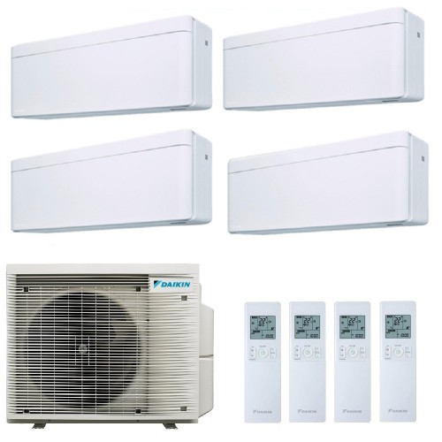 Daikin Quadri Split 7+7+7+7 Stylish 4MXM68A9 FTXA20CW FTXA20CW FTXA20CW FTXA20CW Klimaanlagen Stylish Weiß WiFi FTXA-CW-7+7+7...