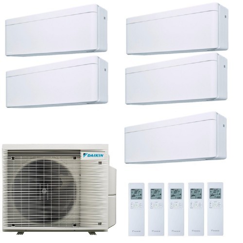 Daikin Penta Split 9+9+9+9+9 5MXM90A9 FTXA25CW FTXA25CW FTXA25CW FTXA25CW FTXA25CW Klimaanlagen Stylish Weiß WiFi FTXA-CW-9+9...