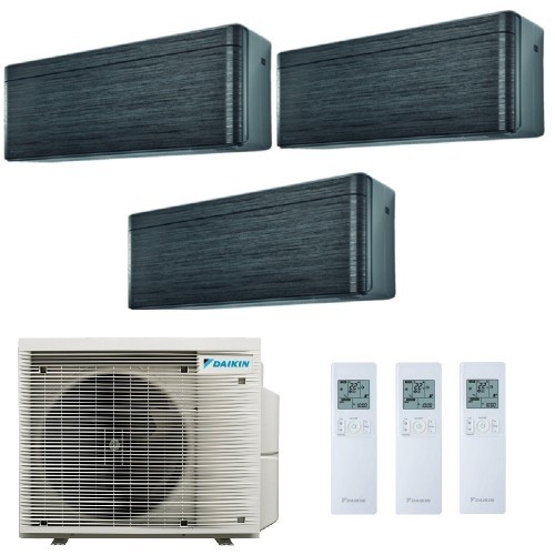 Daikin Trio Split Stylish 7+7+9 Btu 3MXM52A9 FTXA20BT FTXA20BT FTXA25BT Klimaanlagen Stylish Blackwood 2.0+2.0+2.5 kW WiFi FT...