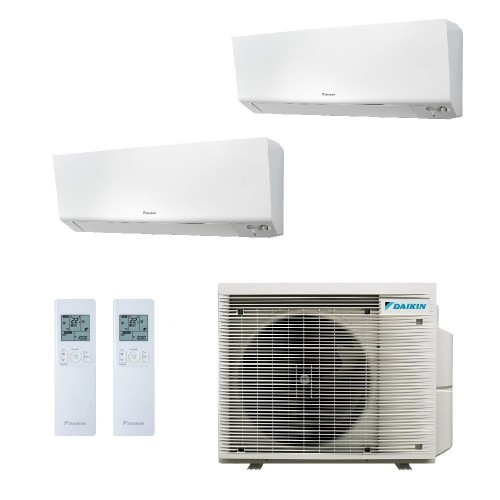 Daikin Duo Split Perfera 7000+7000 Btu 2MXM40A9 FTXM20A FTXM20A Klimaanlagen 2.0+2.0 kW WiFi R-32 Perfera All Seasons FTXM-A-...