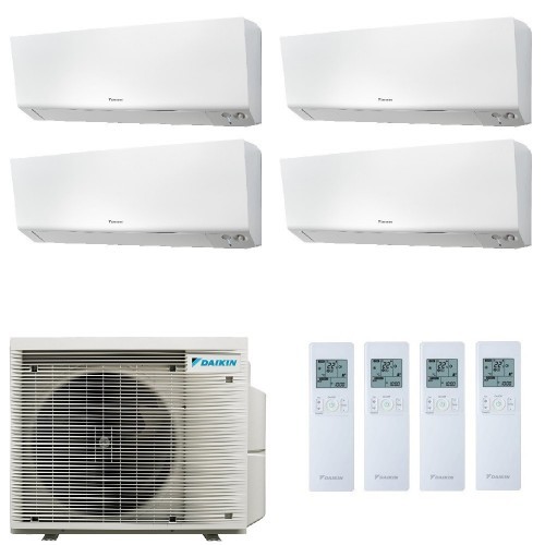 Daikin Quadri Split 5+5+7+7 Perfera 4MXM68A9 CTXM15A CTXM15A FTXM20A FTXM20A Klimaanlagen Perfera All Seasons WiFi FTXM-A-5+5...