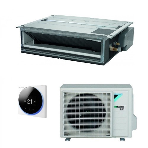 Daikin Mono Split Kanal 12000 Btu FDXM35F9 RXM35R9 Klimaanlagen mit Drahtbefehl Madoka R-32 WiFi Optional FDXM35F9+BRC1H52-W-...