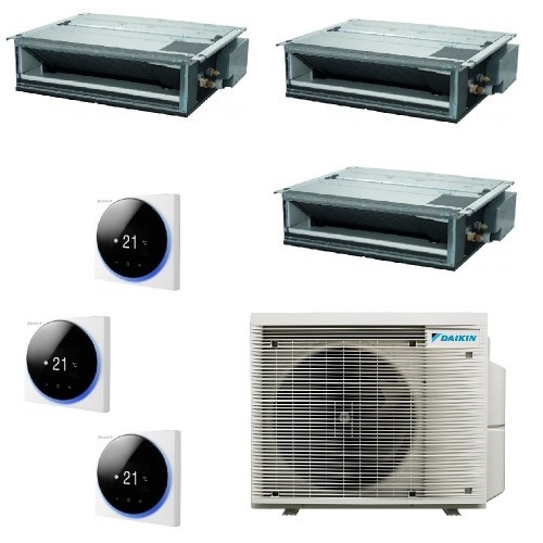 Daikin Trio Split Kanal 9000+9000+9000 3MXM52A9 FDXM25F9 FDXM25F9 FDXM25F9 Klimaanlagen mit Madoka-Drahtsteuerung FDXM-F9-25+...