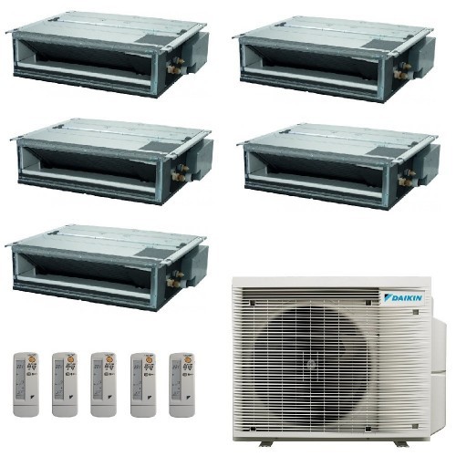 Daikin Penta Split Kanal 9+9+9+9+12 5MXM90A9 FDXM25F9 FDXM25F9 FDXM25F9 FDXM25F9 FDXM35F9 Klimaanlagen mit Fernbedienungen FD...