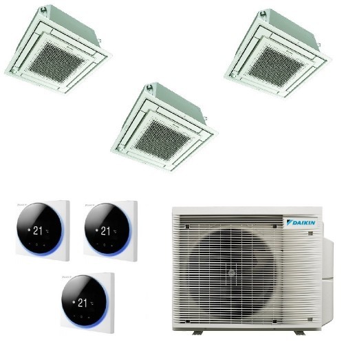 Daikin Trio Split Kassettengerät 12000+12000+12000 3MXM68A9 FFA35A9 FFA35A9 FFA35A9 Klimaanlagen 4 vie + Madoka-Drahtsteuerun...