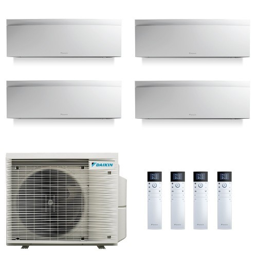 Daikin Quadri Split 9+9+9+12 Emura 4MXM68A9 FTXJ25AW FTXJ25AW FTXJ25AW FTXJ35AW Klimaanlagen Emura 3 Weiß WiFi FTXA-AW-9+9+9+...