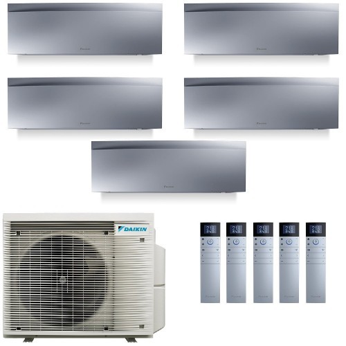 Daikin Penta Split 9+9+9+9+9 5MXM90A9 FTXJ25AS FTXJ25AS FTXJ25AS FTXJ25AS FTXJ25AS Klimaanlagen Emura 3 Silber WiFi FTXA-AS-9...