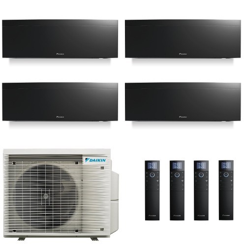 Daikin Quadri Split 7+12+12+12 Emura 4MXM80A9 FTXJ20AB FTXJ35AB FTXJ35AB FTXJ35AB Klimaanlagen Emura 3 Schwarz WiFi FTXA-AB-7...