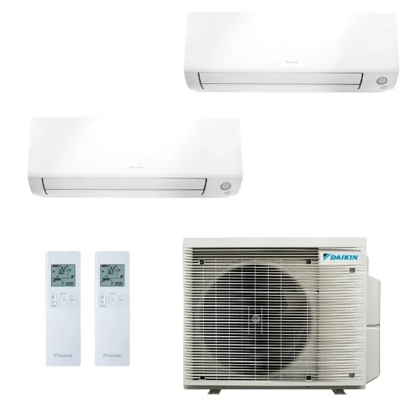 Daikin Duo Split Perfera 7000+7000 Btu 2MXM40A9 FTXM20A FTXM20A Klimaanlagen 2.0+2.0 kW WiFi R-32 Perfera All Seasons FTXM-A-...