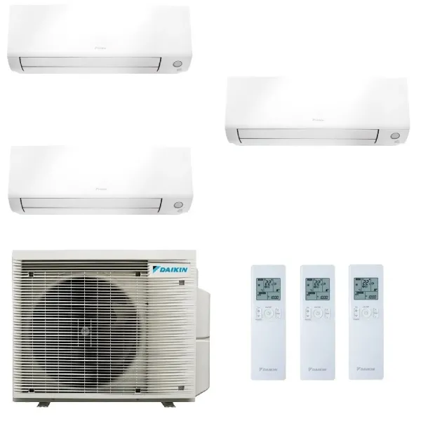 Daikin Trio Split Perfera 7+7+9 Btu 3MXM40A9 FTXM20A FTXM20A FTXM25A Klimaanlagen Perfera All Seasons 2.0+2.0+2.5 kW WiFi FTX...