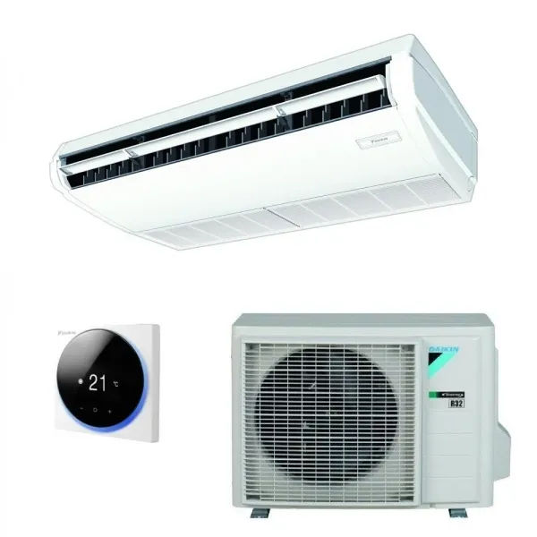 Daikin Mono Split Decke 21000 Btu FHA60A9 RXM60R Klimaanlagen mit Drahtbefehl Madoka R-32 FHA60A9+BRC1H52-W-K-S+RXM60R