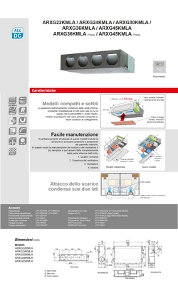 Klimaanlage Fujitsu 45000 Btu Kanaleinbaugeräte ARXG-KM 380v