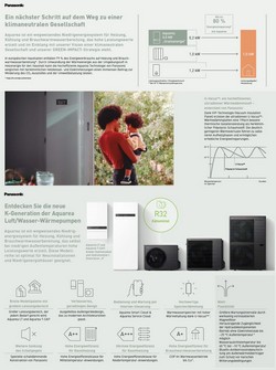 Panasonic Wärmepumpe KIT-AXC12KE5 12 kW 220 v Aquarea T-CAP